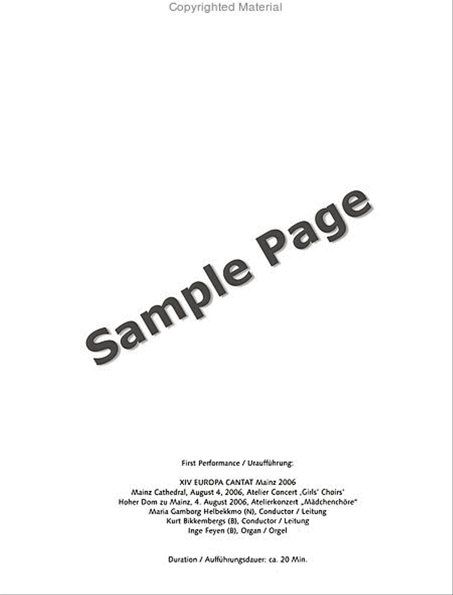 Missa Brevis Missa Brevis SSAA scores gallery preview page 5