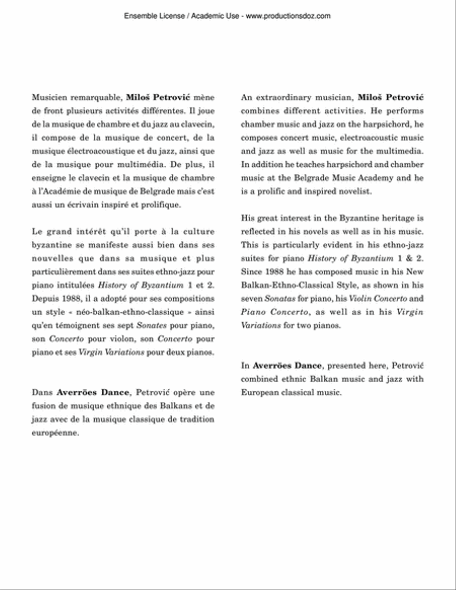 Averröes Dance Classical Guitar scores gallery preview page 2