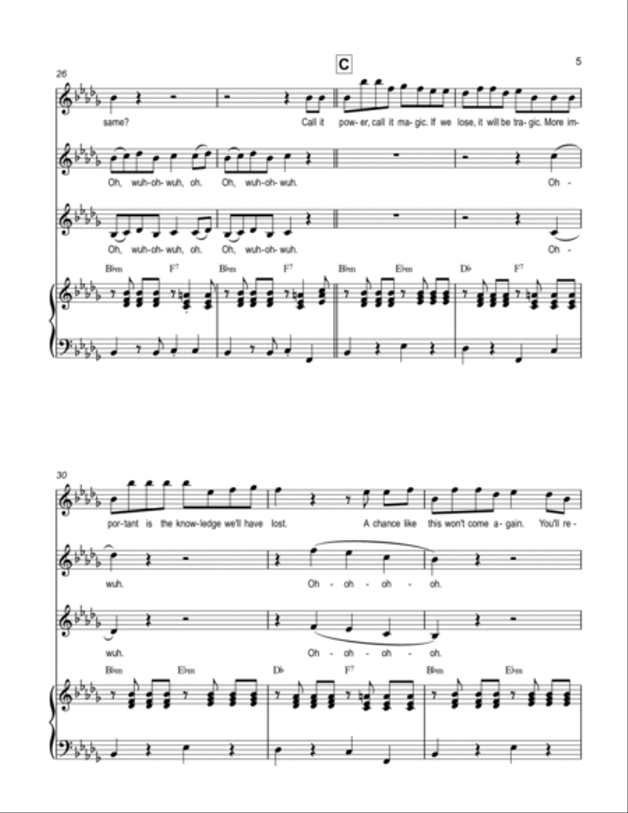 Unleash the Magic, from My Little Pony Equestria Girls Voice scores gallery preview page 5