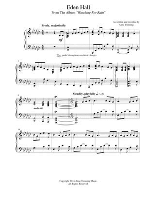 Eden Hall (sheet music for piano)
