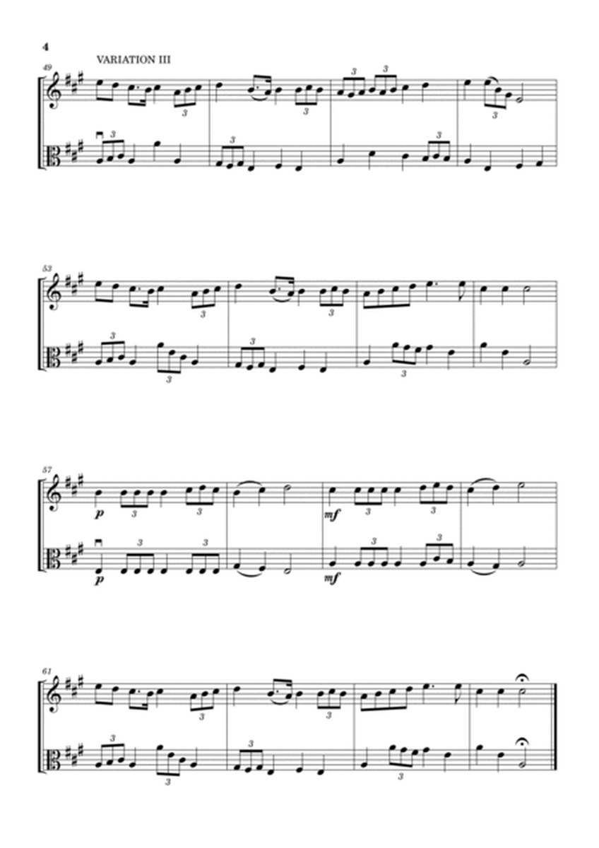 Lightly Row (Theme with 3 Easy Variations) - For Flute and Viola image number null
