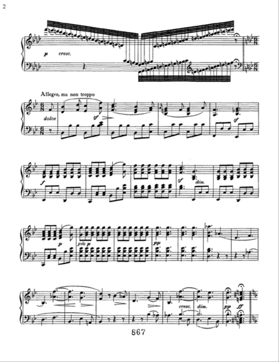 Fantasia In G Minor/B-flat Major, Op. 77 Piano Solo scores gallery preview page 2