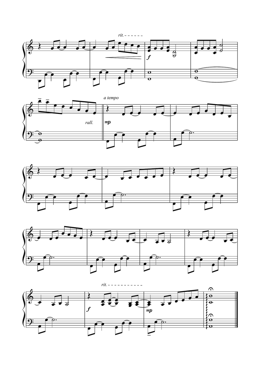 Piano Terrace Sheet Music (10 Songs) Easy Piano scores gallery preview page 5