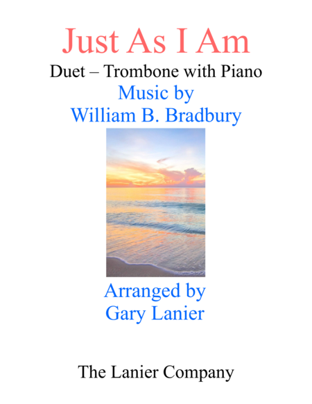 Gary Lanier: JUST AS I AM (Duet – Trombone & Piano with Parts) image number null