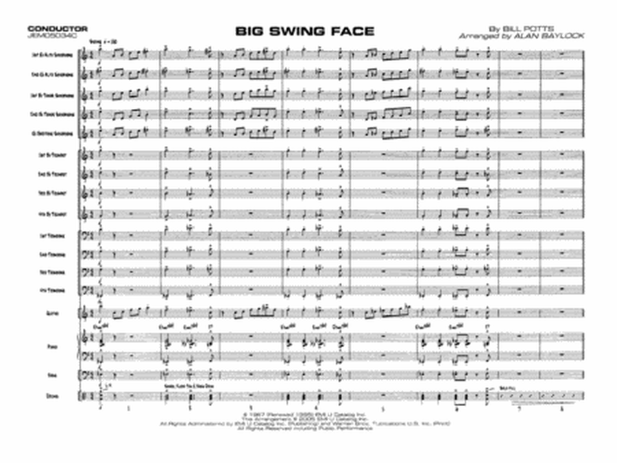 Big Swing Face: Score