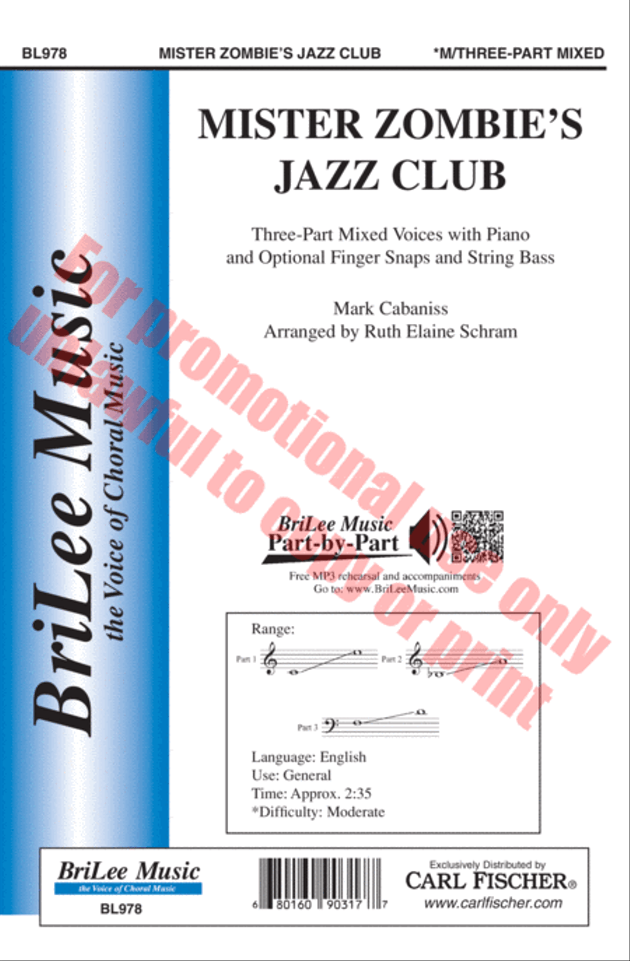 Mister Zombie's Jazz Club Choir scores gallery preview page 4