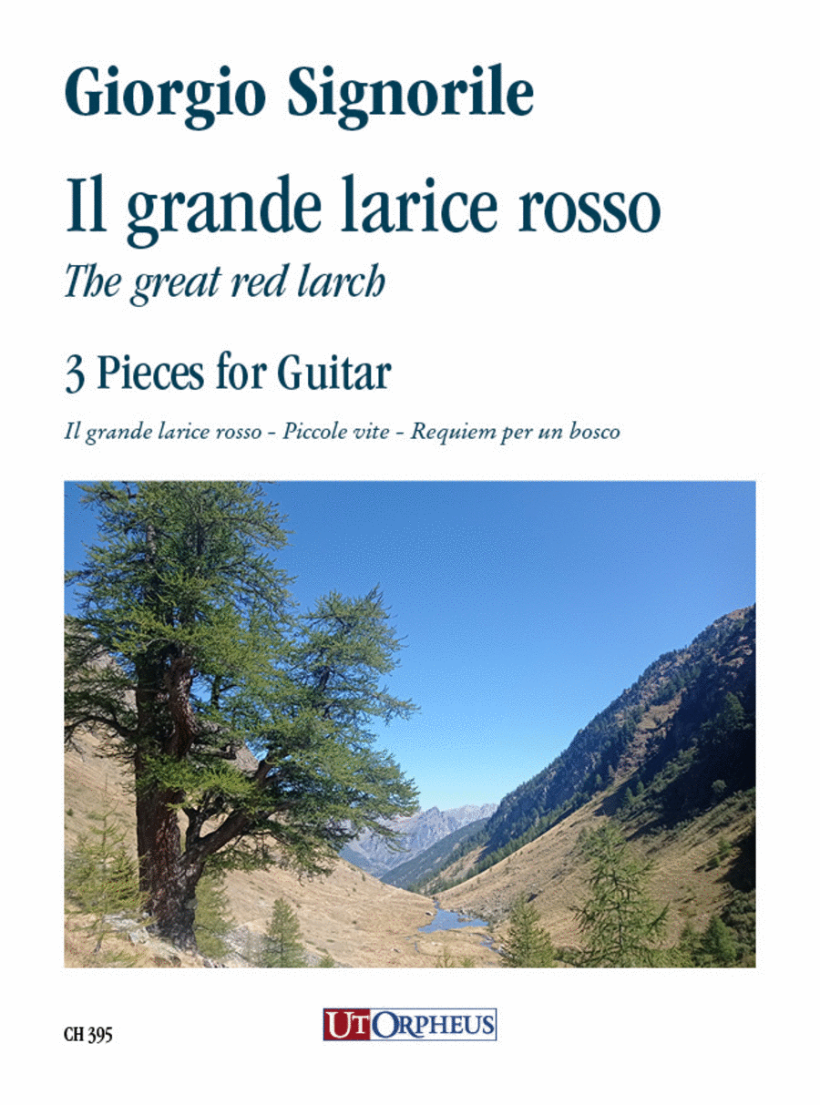 Il grande larice rosso (The great red larch). 3 Pieces for Guitar Acoustic Guitar scores gallery preview page 1