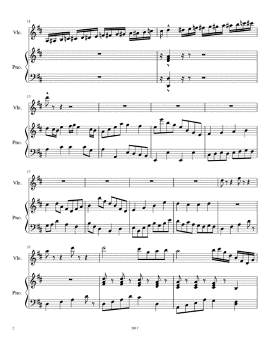 Violin Solo No. 7 Violin Solo scores gallery preview page 2