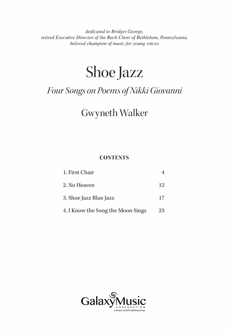 Shoe Jazz Shoe Jazz 2-Part scores gallery preview page 1