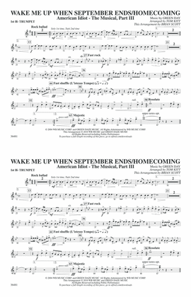 Wake Me Up When September Ends / Homecoming: 1st B-flat Trumpet