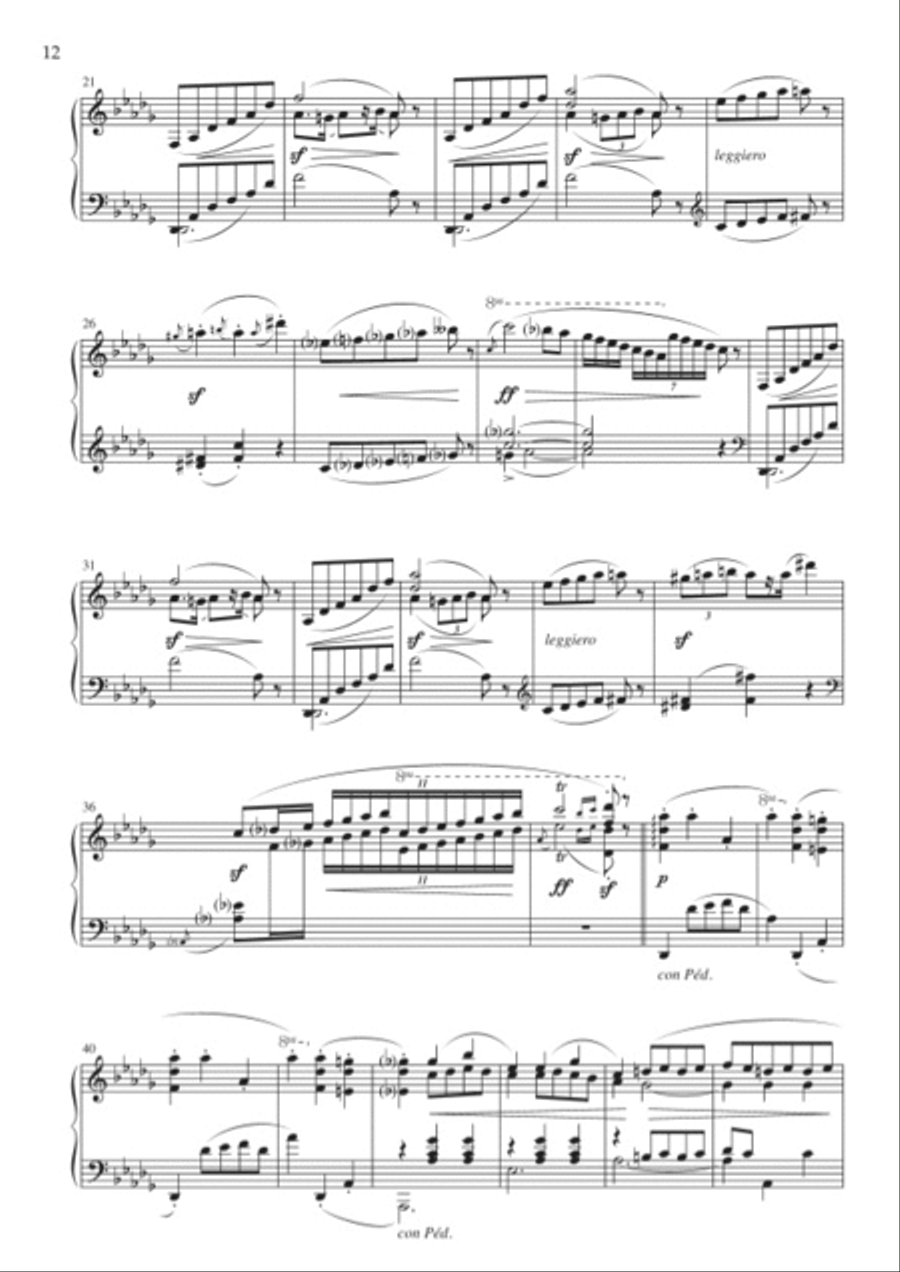 Pages intimes, Op. 48 Piano Solo scores gallery preview page 5