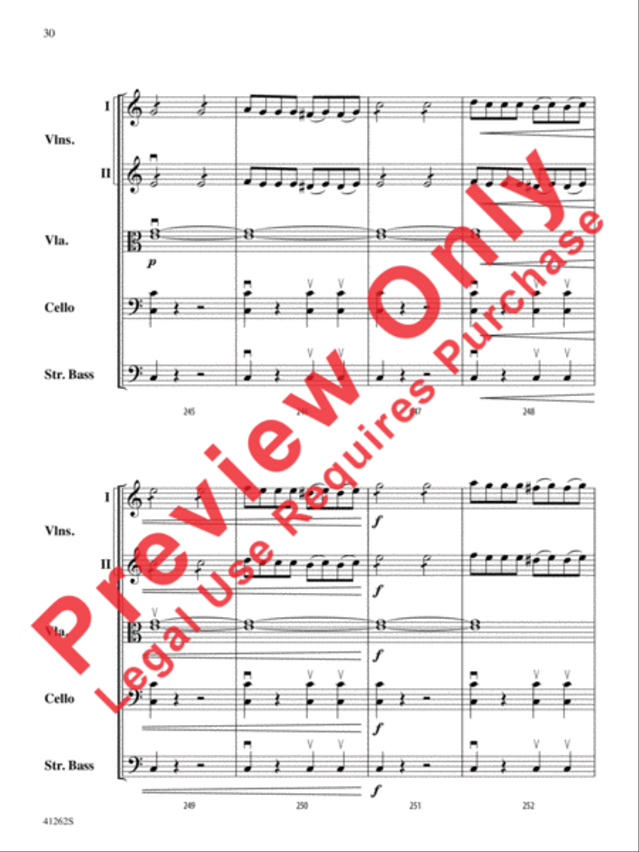 Cosi Fan Tutte Cosi Fan Tutte String Orchestra scores gallery preview page 31