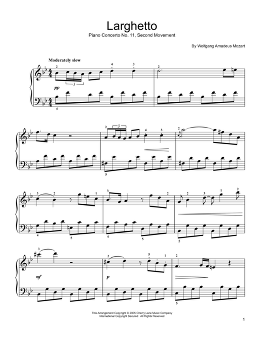 Piano Concerto No. 11 (Second Movement)
