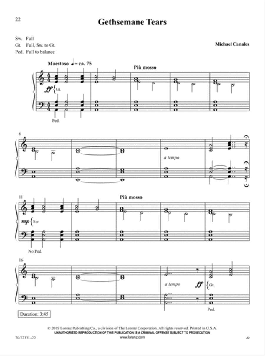 Easy Organ Library, Vol 67 Organ Solo scores gallery preview page 12