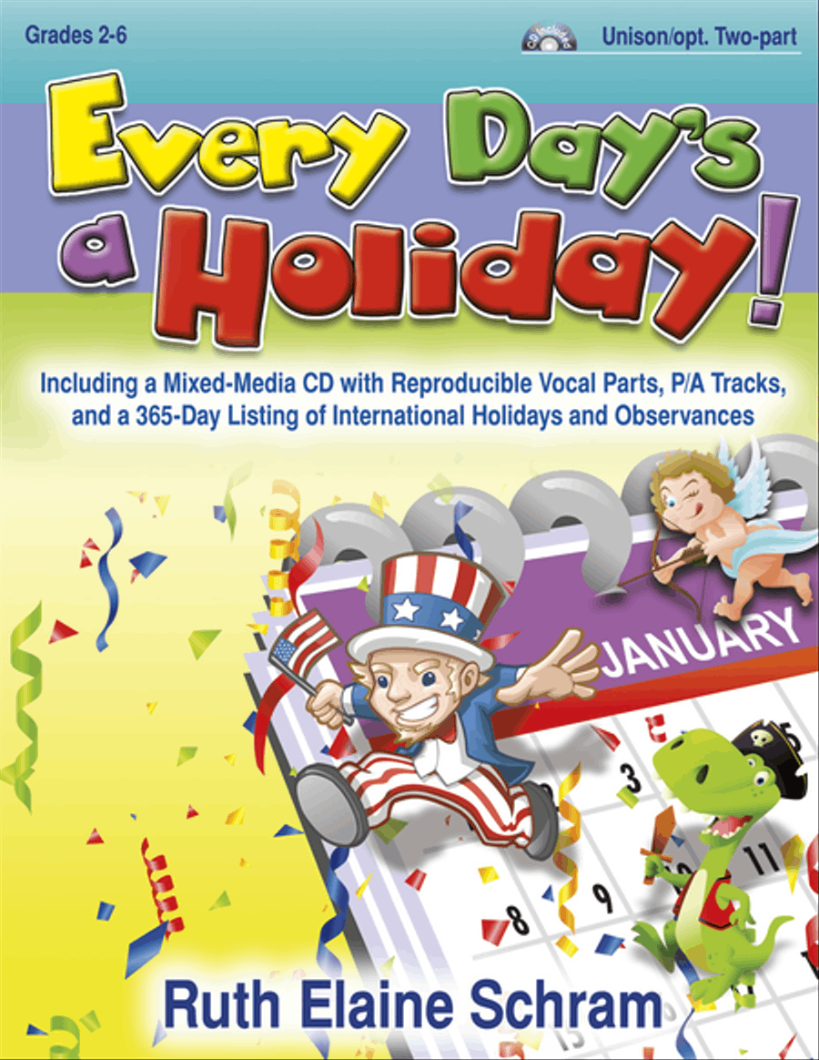 Every Day's a Holiday! Unison Choir scores gallery preview page 1