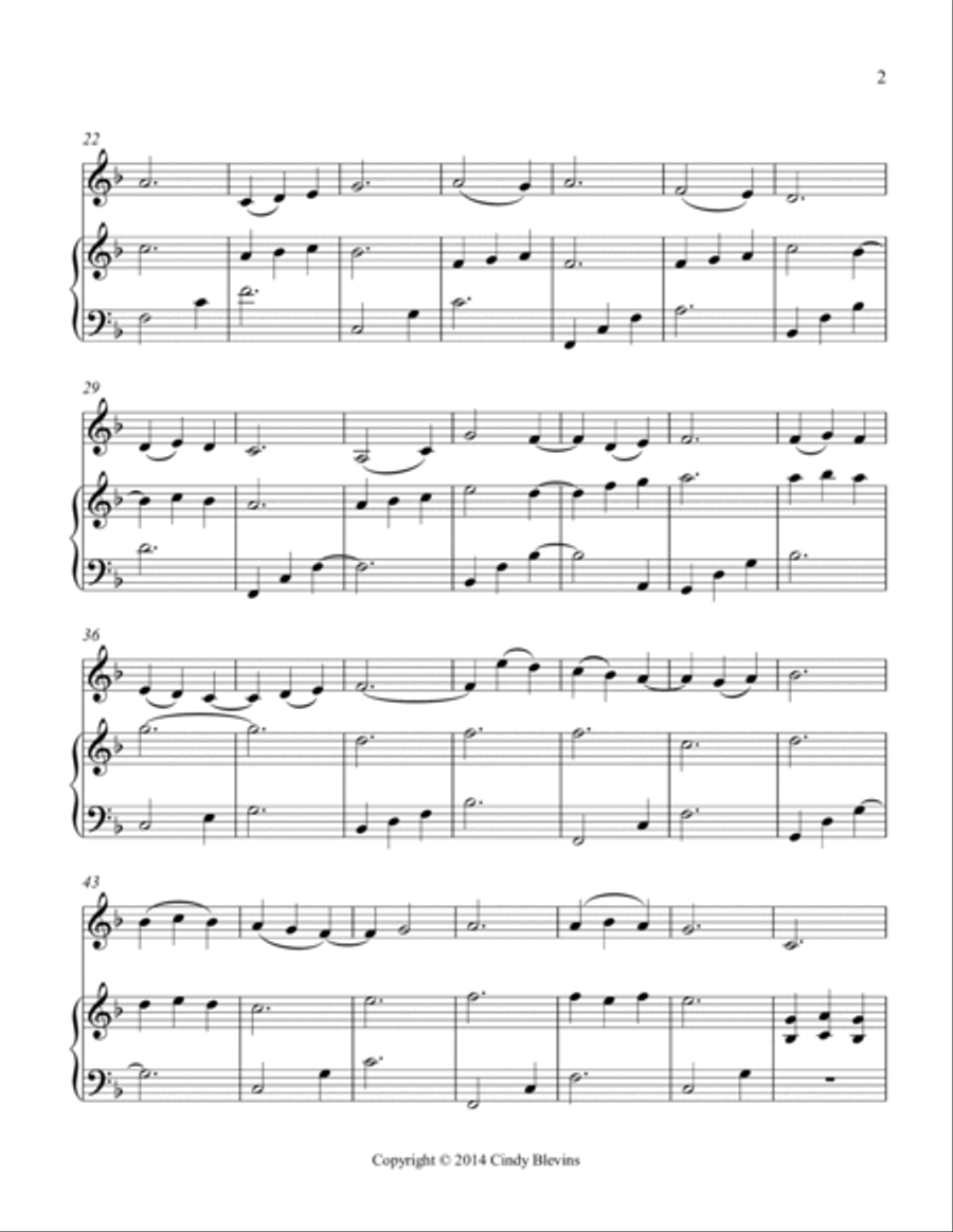 Lullaby, for Piano and Violin Violin Solo scores gallery preview page 3