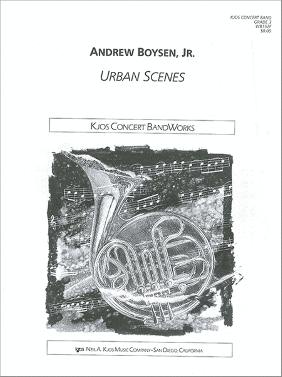 Urban Scenes-Score Concert Band scores gallery preview page 1