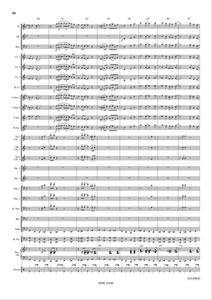 Mack The Knife Concert Band scores gallery preview page 11