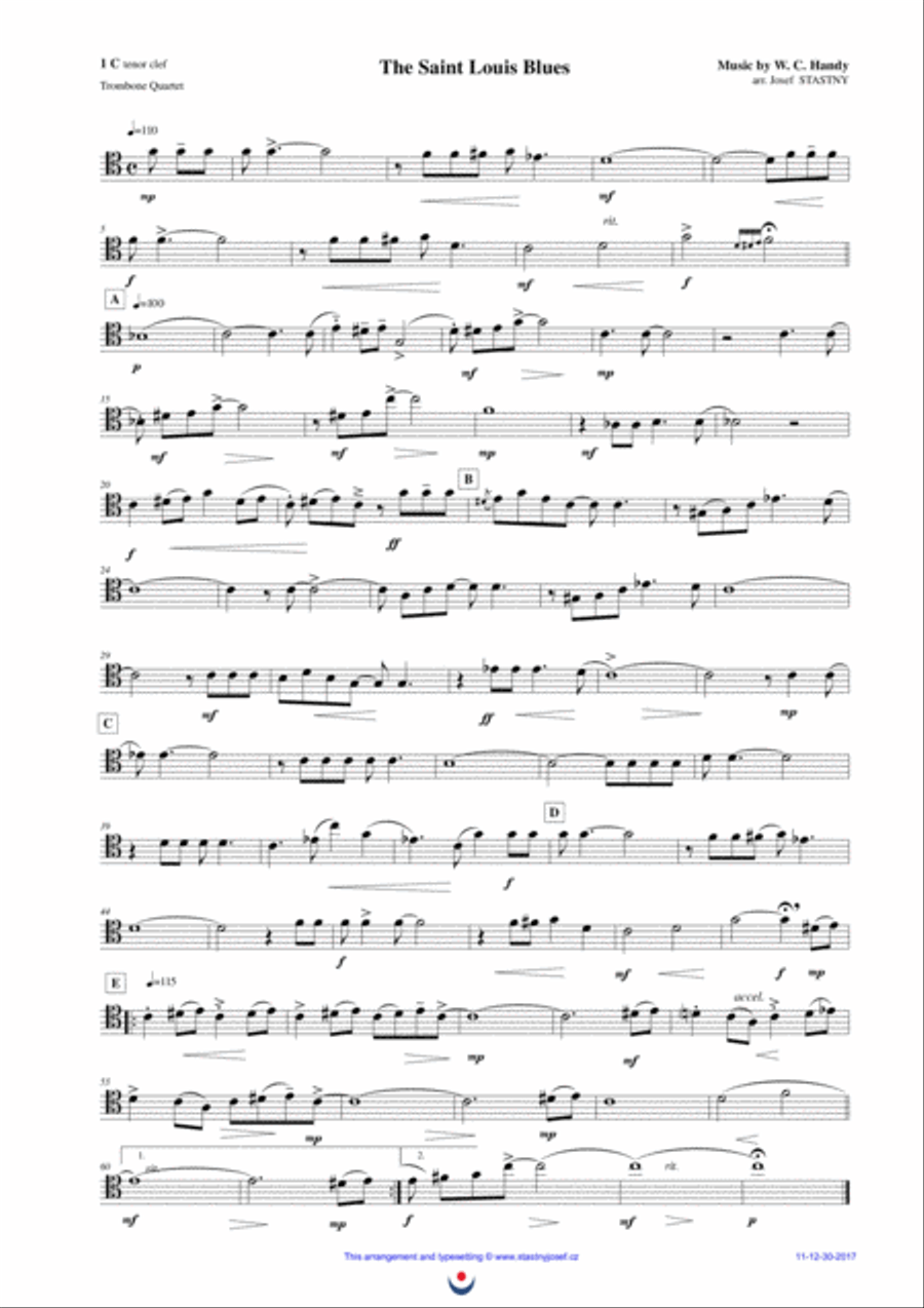 The Saint Louis Blues Brass Ensemble scores gallery preview page 4