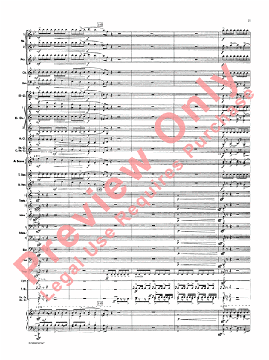 Festivo - Cs Festivo - Cs Concert Band scores gallery preview page 24