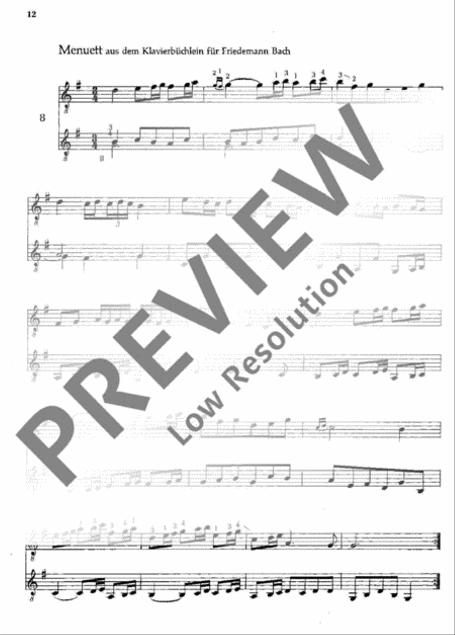16 Little Pieces Classical Guitar scores gallery preview page 13