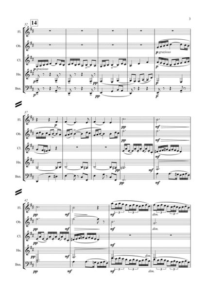 Debussy: Petite Suite Mvt.3 Menuet - wind quintet image number null