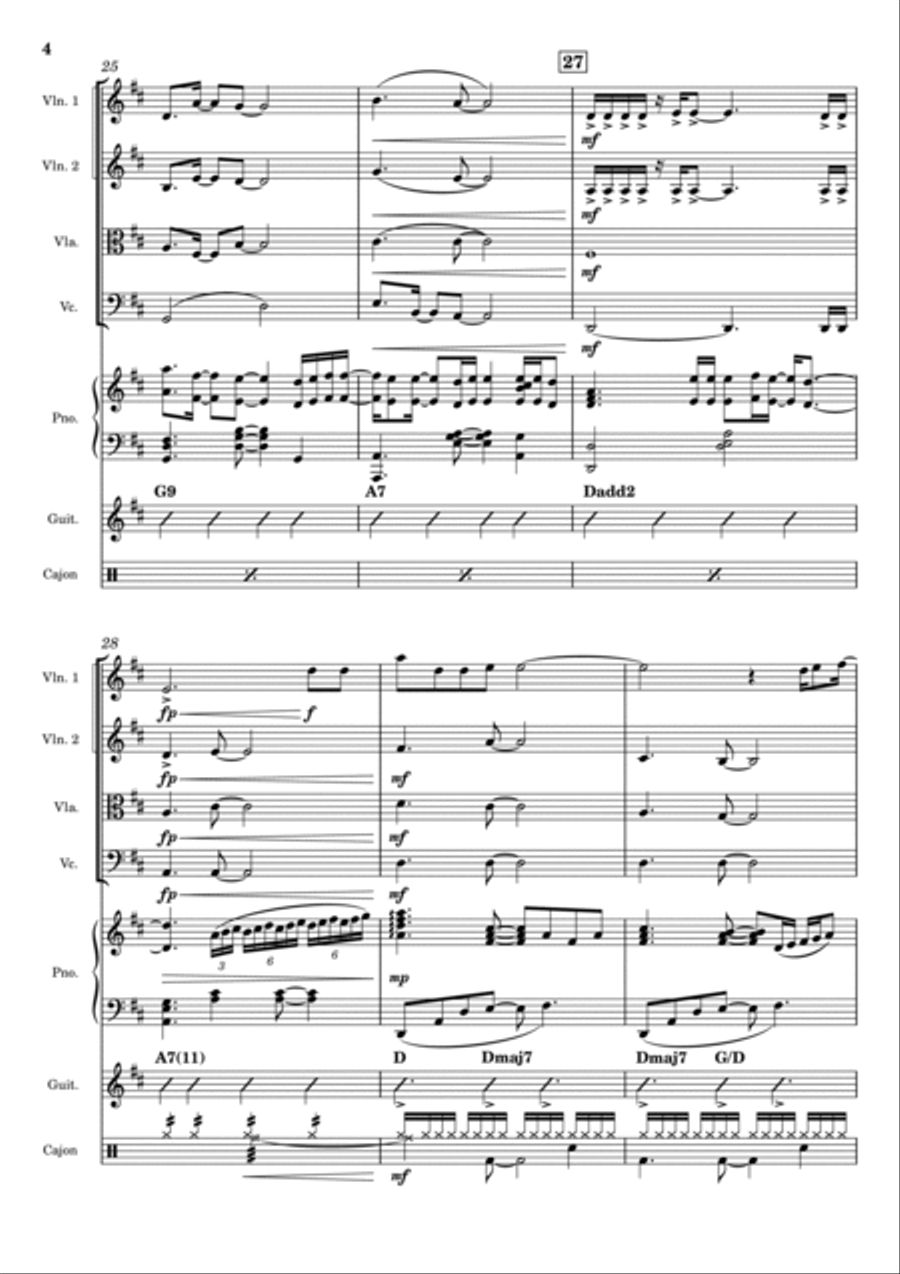 Xo Cello scores gallery preview page 4