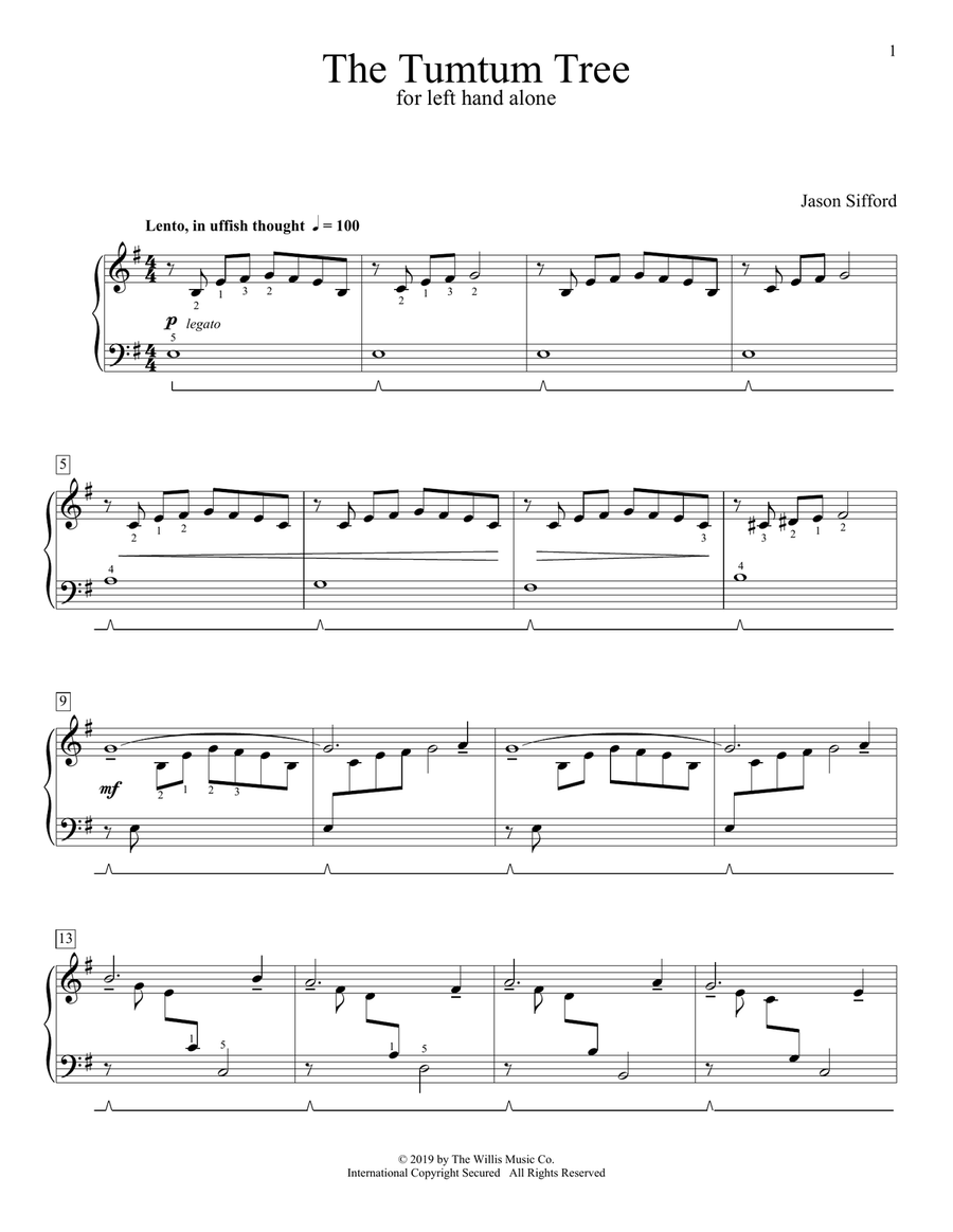 The Tumtum Tree Piano Method scores gallery preview page 1