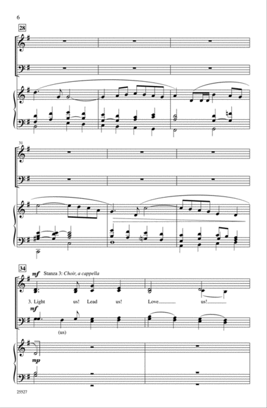 Bring, O Morn, Thy Music! 4-Part scores gallery preview page 6