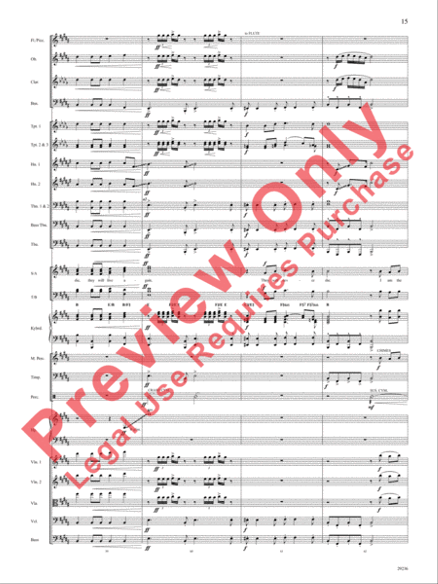 I Am I Am Choir scores gallery preview page 16