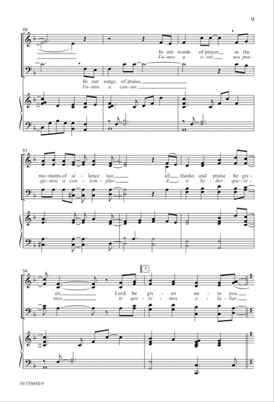 All Thanks and Praise 4-Part scores gallery preview page 10