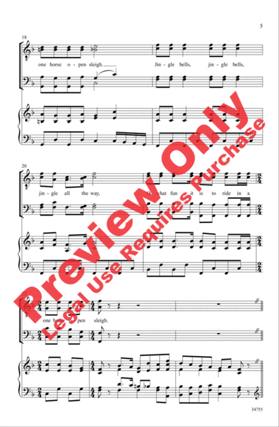 Nutcracker Jingles Nutcracker Jingles Men's Choir scores gallery preview page 4