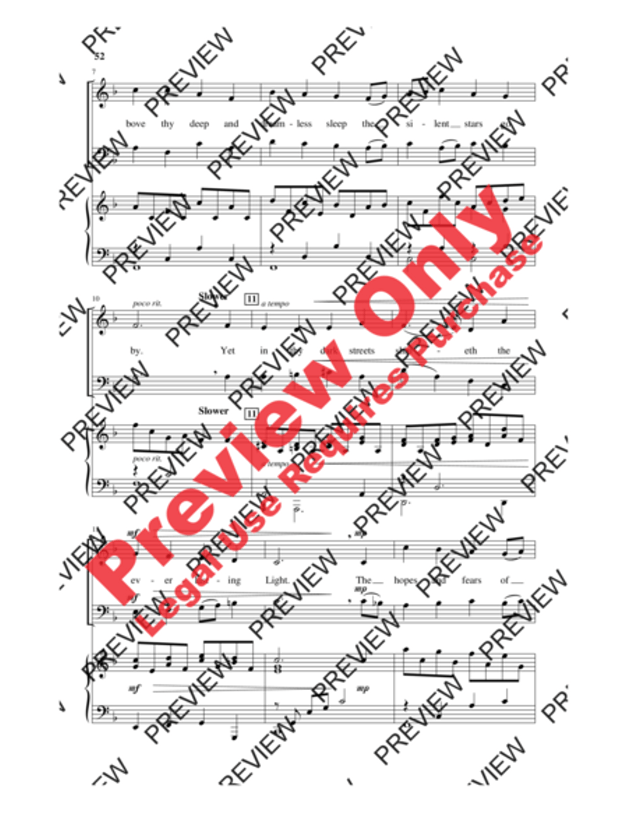 On This Shining Night On This Shining Night 4-Part scores gallery preview page 9