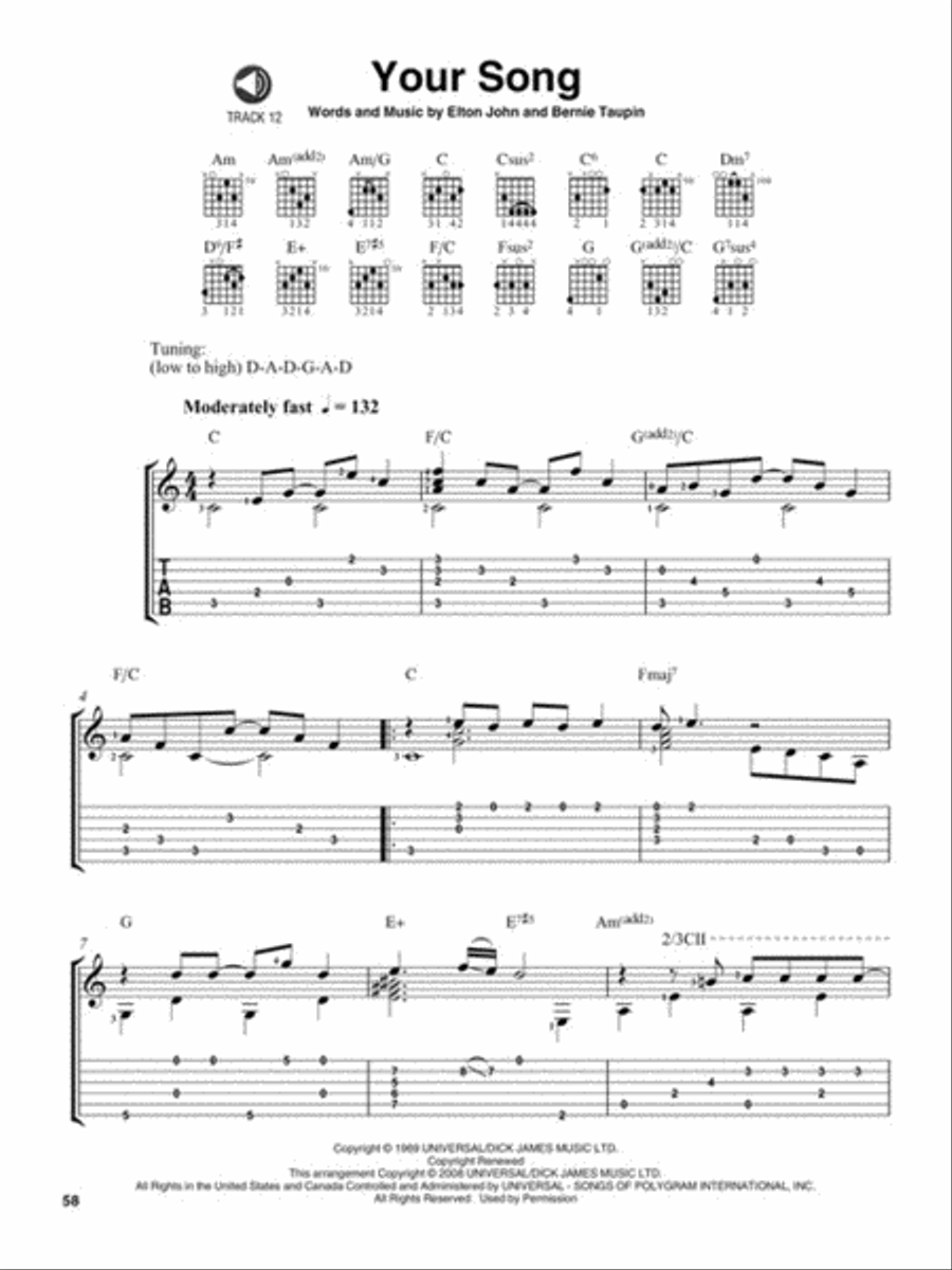 Popular Songs for Acoustic Guitar Acoustic Guitar scores gallery preview page 5