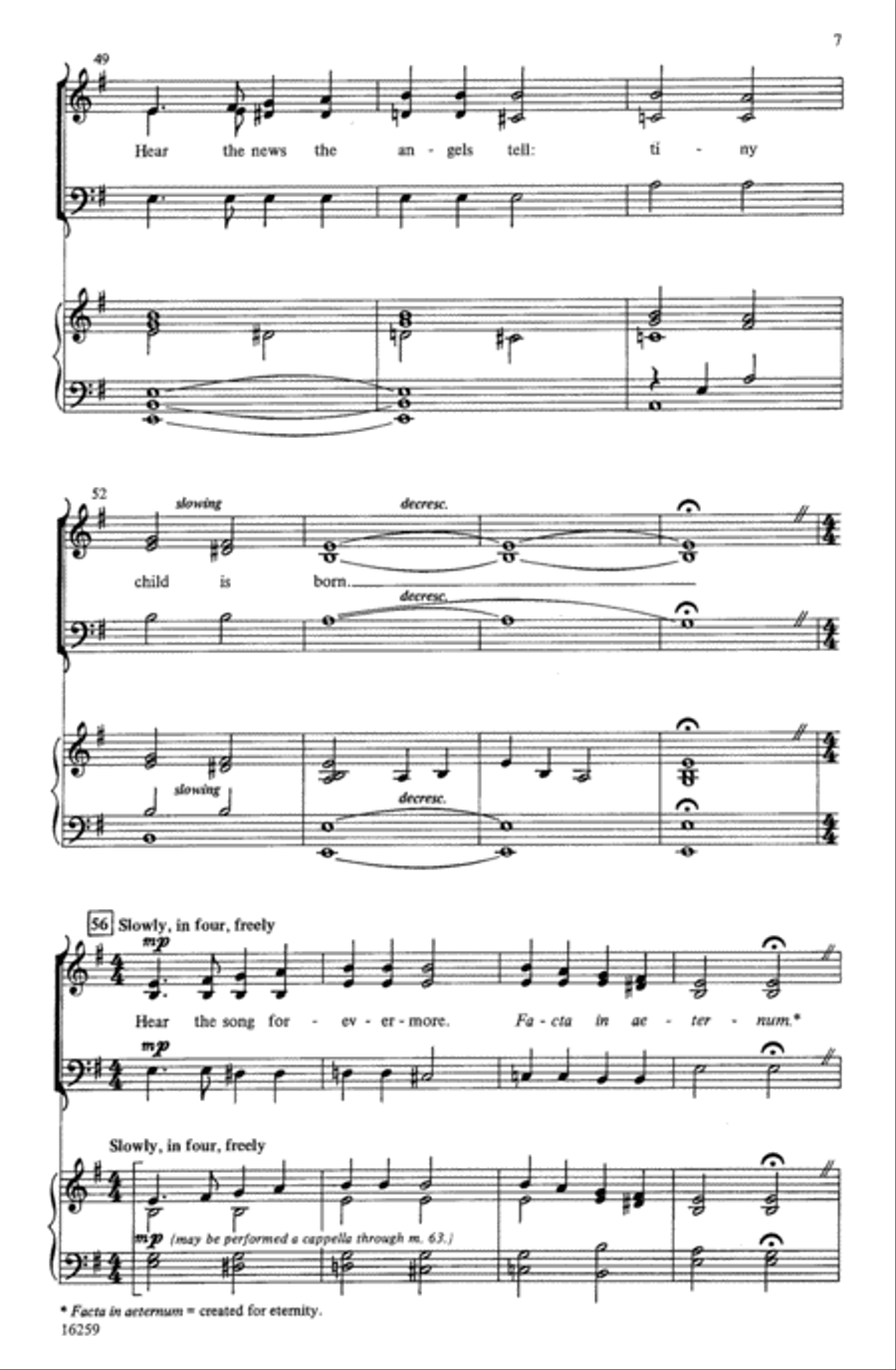 Sing a Joyous Glad Noel (inspired by a Russian carol) Choir scores gallery preview page 5