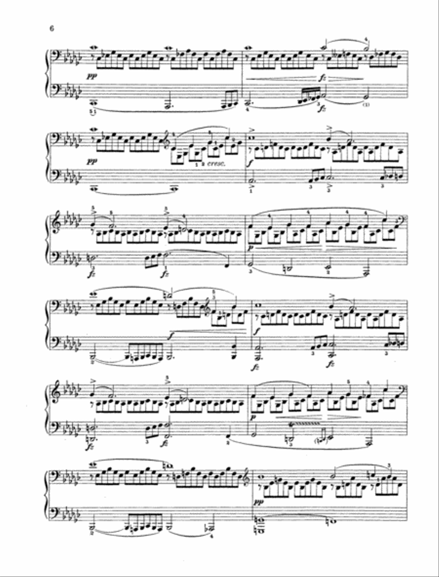 Impromptu, Op. 90 D 899 No. 3 Piano Solo scores gallery preview page 4