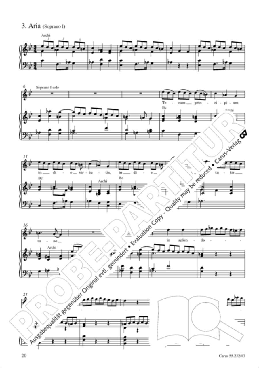 Dixit Dominus (The Lord said unto my Lord) SSATB scores gallery preview page 22