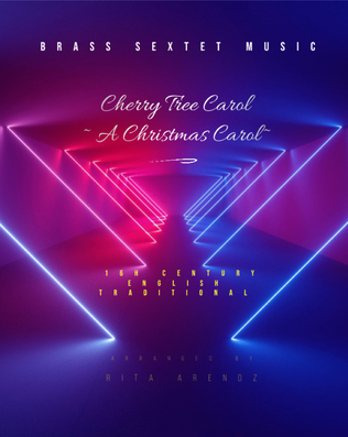 Book cover for Cherry Tree Carol for Brass Sextet
