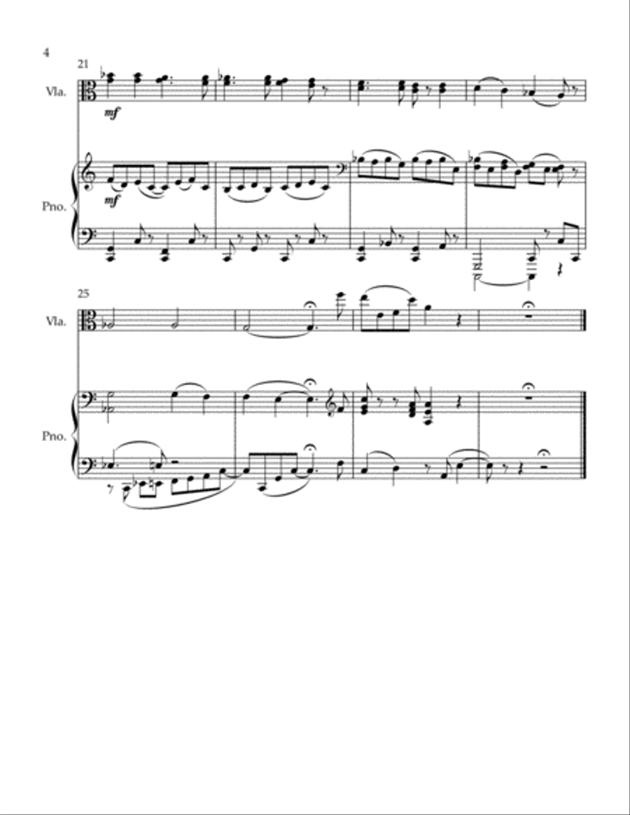 Nurse and I Viola scores gallery preview page 4