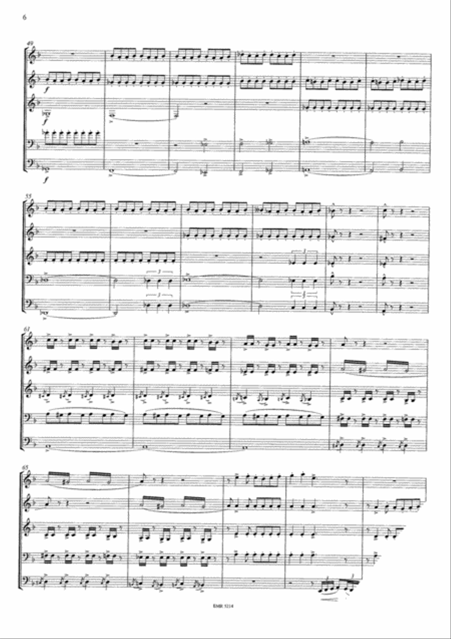 A Night On The Bare Mountain Brass Ensemble scores gallery preview page 7