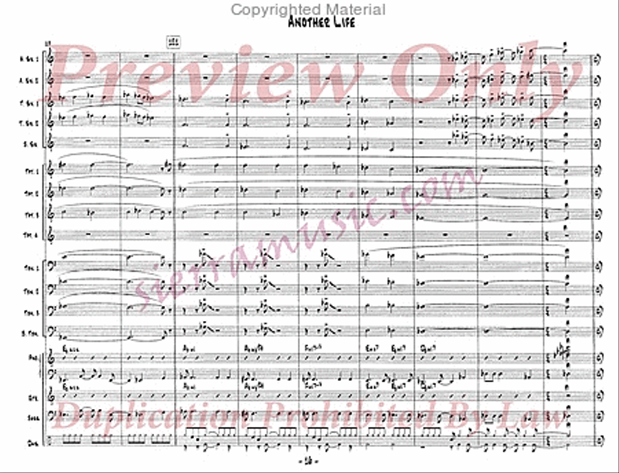 Another Life Big Band scores gallery preview page 17