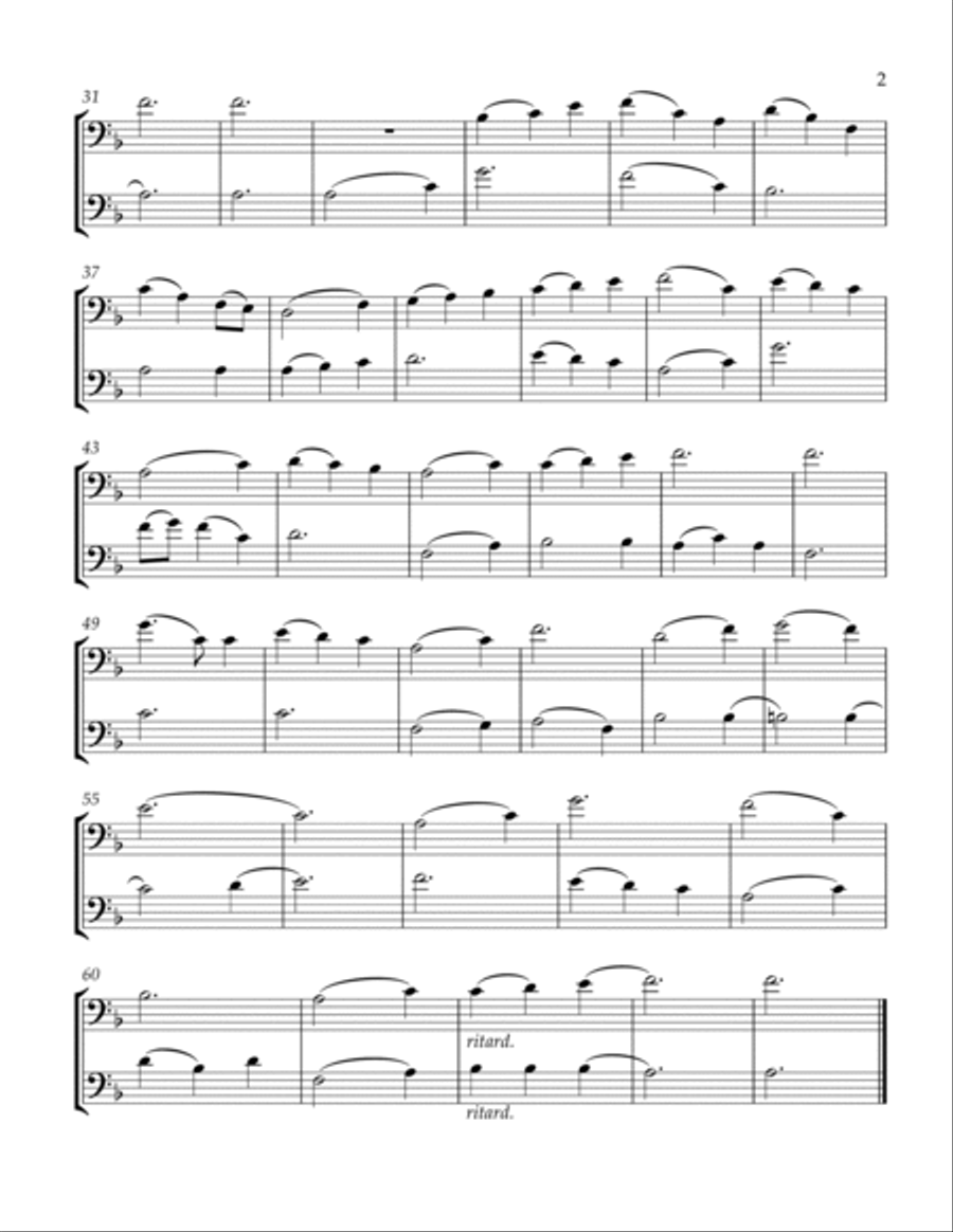 Edelweiss Edelweiss Trombone Duet scores gallery preview page 3
