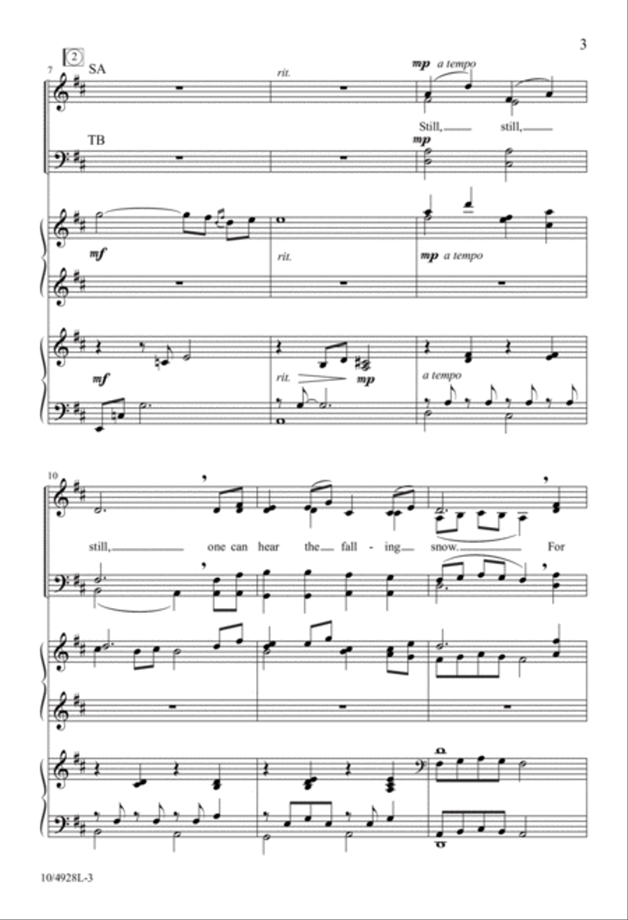 Still, Still, Still 4-Part scores gallery preview page 3