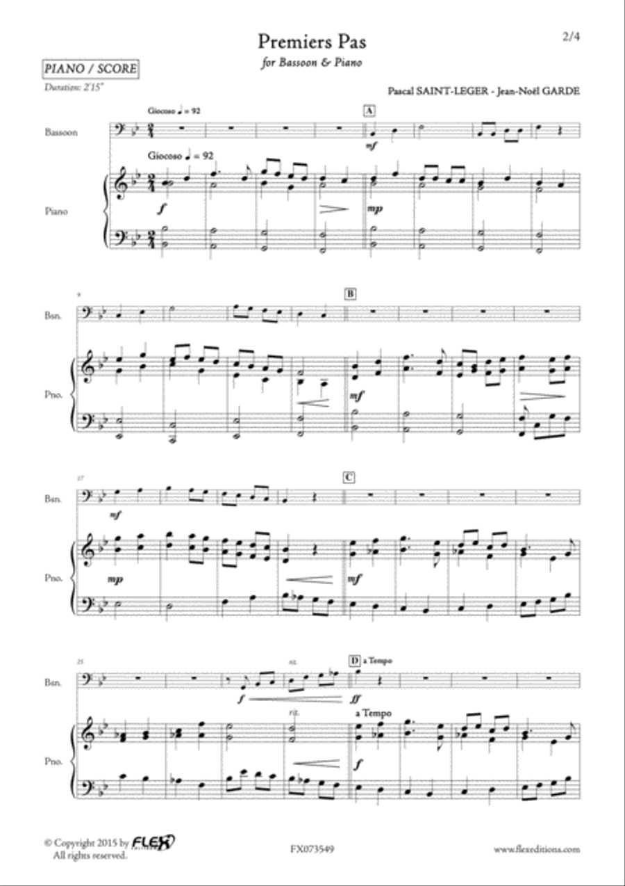 Premiers Pas Bassoon scores gallery preview page 2