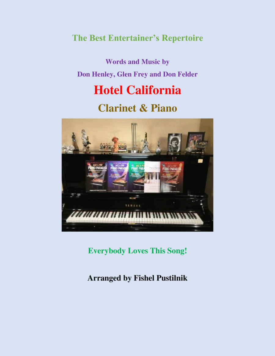 Hotel California B-Flat Clarinet scores gallery preview page 1