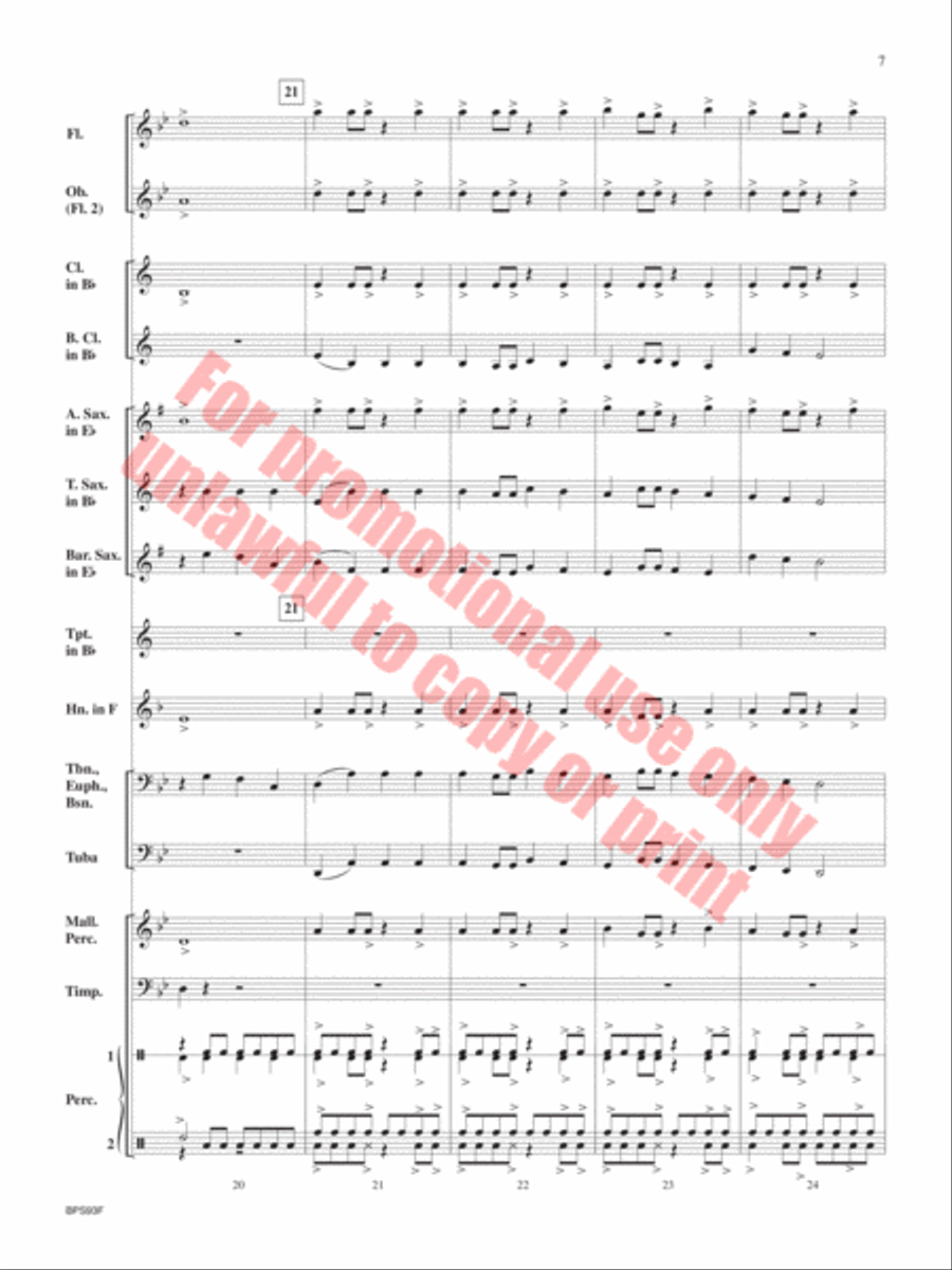 Adventure in India Concert Band scores gallery preview page 8