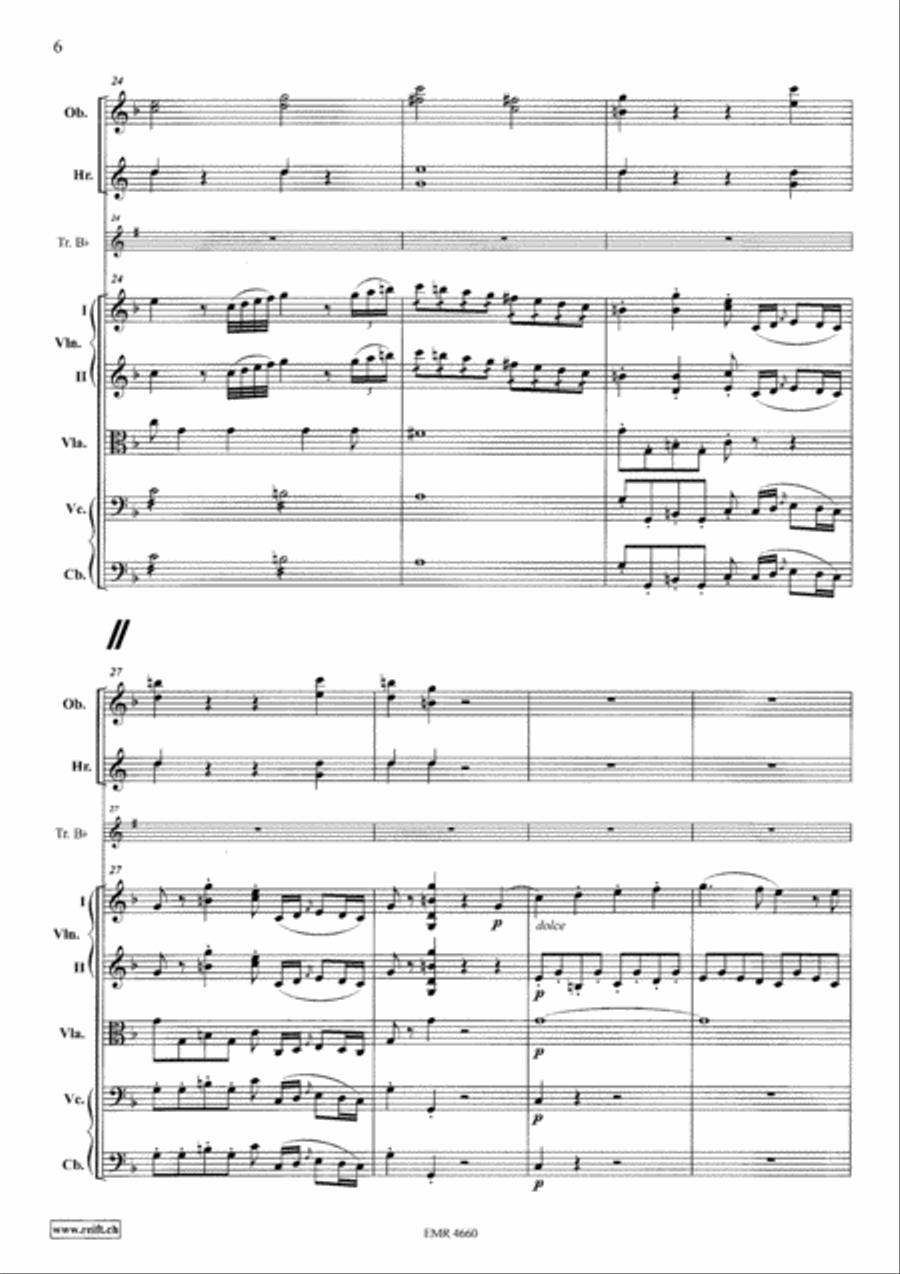 Grand Concerto in F Major Orchestra scores gallery preview page 6