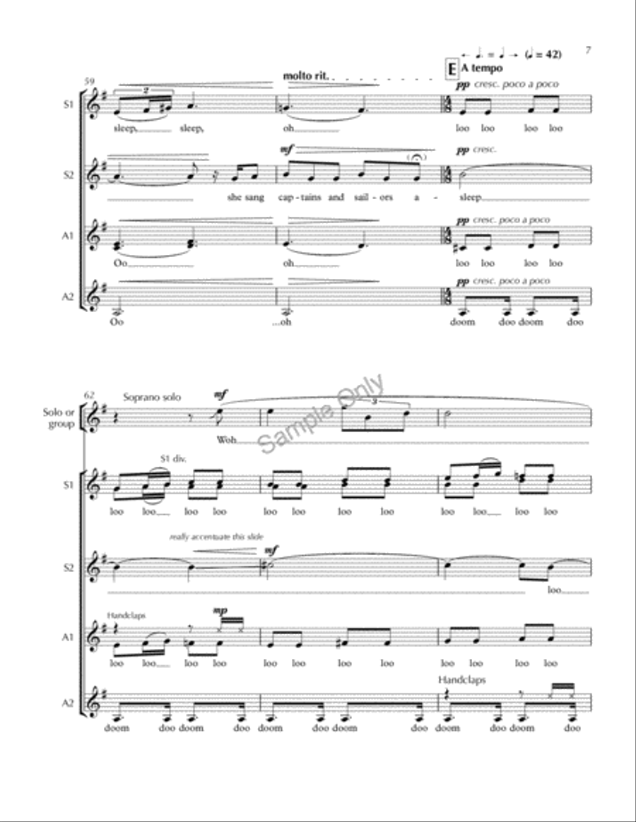 The Maid On The Shore The Maid On The Shore SSAA scores gallery preview page 7