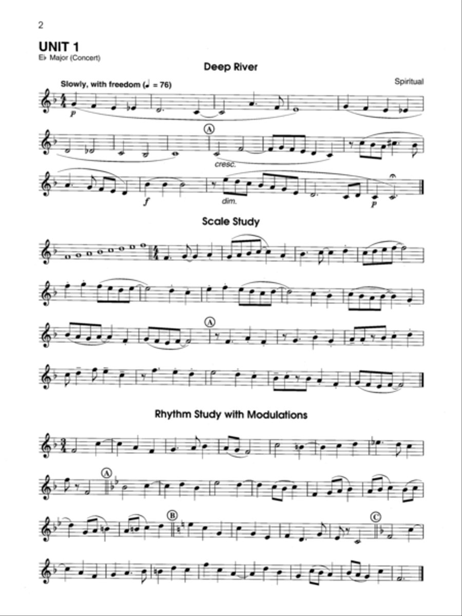 Technique Through Performance Concert Band Methods scores gallery preview page 6