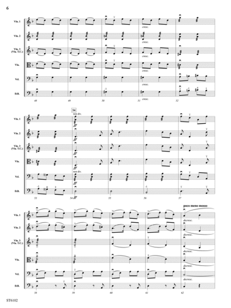 Themes from the New World Symphony: Score